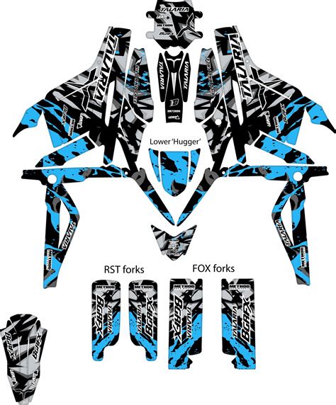 TALARIA STING FULL GRAPHICS KIT ''CAMED GREY'' DESIGN – Two Wheels Empire