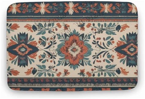 Bath Mats for Bathroom, Non Slip Bathroom Rug, Boho Bath Rug Floor Door ...