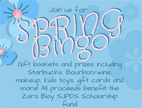 Spring Bingo!, St. John's Parish Day School, Ellicott City, 15 May 2026 ...