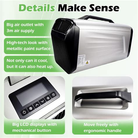 5200BTU Portable Air Conditioner for Camping & Tent Outdoor Use