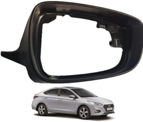CARGROUP Mirror Frome Ring Verna Fluidic Left 1pc Plastic Car Mirror ...