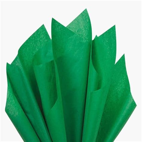 Nashville Wraps Festive Green Color Tissue Paper, 20x30", 480PK CT3FG ...