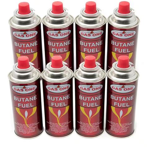 Murssea 8 Oz. Butane Fuel Canister Cartridge with Safety Release Device ...