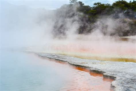 Wai-O-Tapu Thermal Wonderland New Zealand Stock Photo - Image of active ...