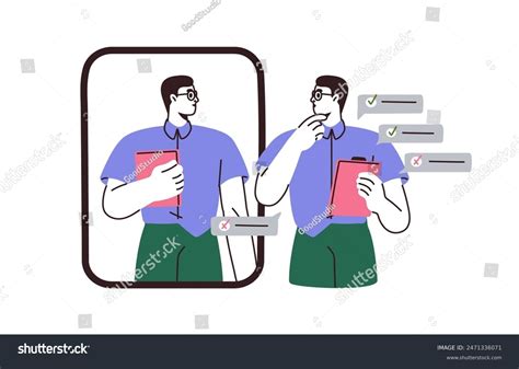 Evaluation Mirror: Over 505 Royalty-Free Licensable Stock Illustrations ...