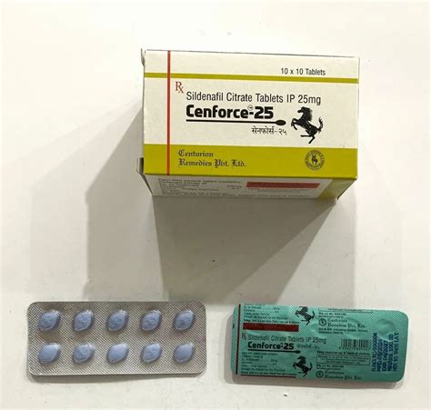 25mg Cenforce Sildenafil Citrate Tablets at ₹ 90/strip | Cenforce ...