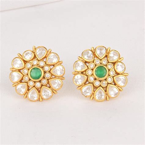 Shervikha Stone Studs – The Amethyst Store