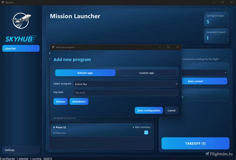 SkyHub - Flight Sim Launcher for Microsoft Flight Simulator | MSFS