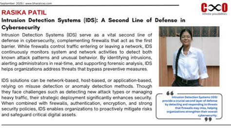 Intrusion Detection Systems (IDS): A Second Line of Defense in ...