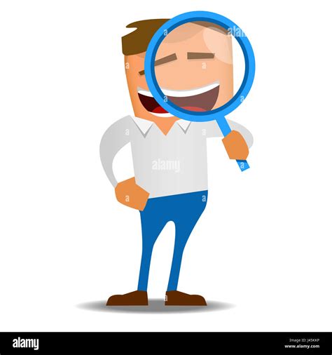 Male office worker standing Cut Out Stock Images & Pictures - Alamy