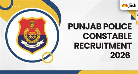 Punjab Police Constable Recruitment 2026 Notification Released for 3297 ...
