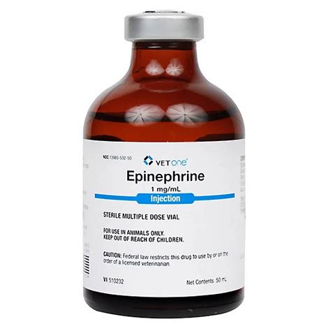VetOne Epinephrine Injection, 1 mg/mL, 50 mL at Tractor Supply Co