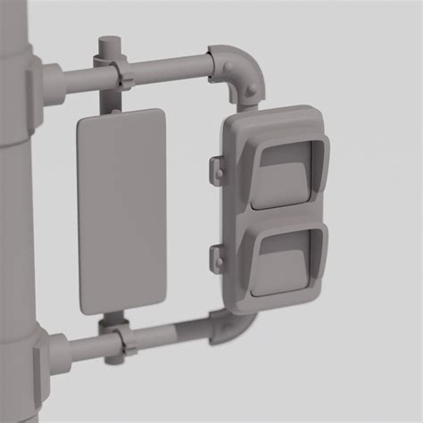 🚦 Miniature Japanese Pedestrian Traffic Light – Tiny Japanese Street Series STL・ STL File for 3D ...