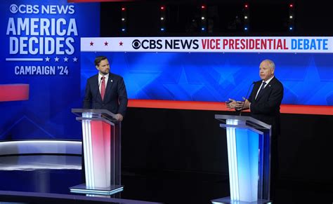 Vance and Walz find some common ground as they spar on policy in their ...