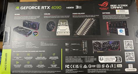 ASUS ROG Strix GeForce RTX 4090 OC Edition 24GB RGB Gaming Card GDDR6X ...
