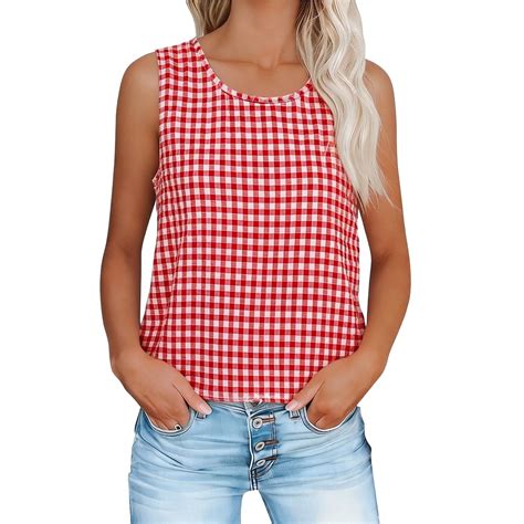 Bosfbaoi Womens Tank Tops 2026 Spring Summer Vacation Outfits Square ...