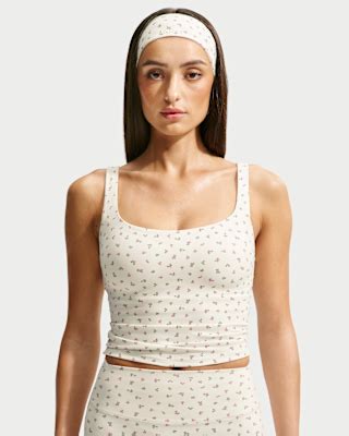 NikeSKIMS Matte Women's Printed Square-Neck Tank Top. Nike HR