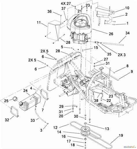 Toro 70185 (G132) - G132 Rear-Engine Riding Mower, 2009 (280899565 ...