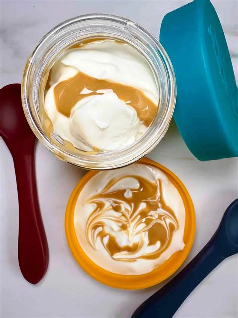 Greek Yogurt & Peanut Butter Pots | BLW & Toddler Recipe