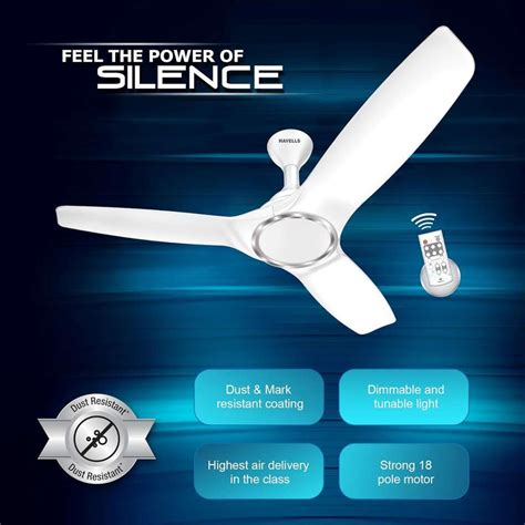 HAVELLS STEALTH UNDERLIGHT with 2 Year Warranty 1250 mm Ceiling Fan ...