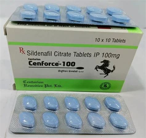 Cenforce Sildenafil Citrate Tablets - 25mg (10 Tablets) at ₹ 80/strip ...
