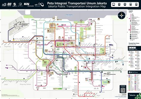 Peta Integrasi Transportasi Jakarta — KRL, MRT, LRT, TransJakarta ...