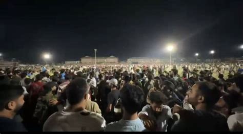 Thousands turn up to watch day-night cricket match in south Kashmir's ...