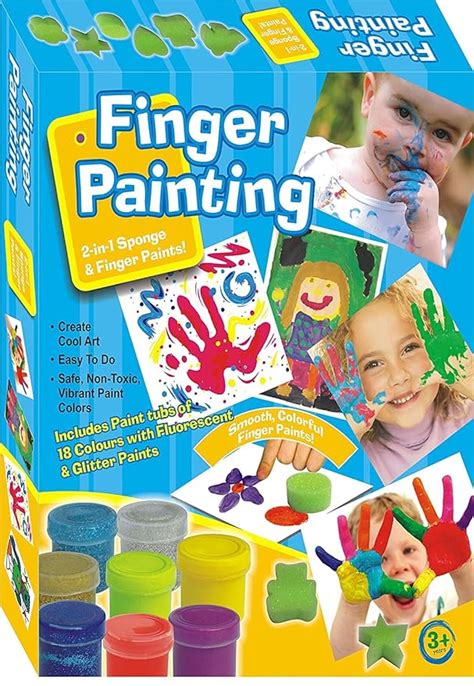 FINGER PAINTING 18 COLOURS | EK-188– KidsROAR