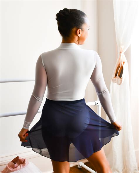 Mesh Midi Wrap Skirt - Ballet Beautiful