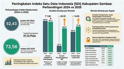 Naik 21 Poin, Indeks Satu Data Indonesia Sambas Tembus Predikat Baik ...
