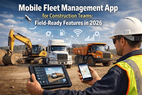 Mobile Fleet Management App for Construction Teams: Field-Ready Features in 2026