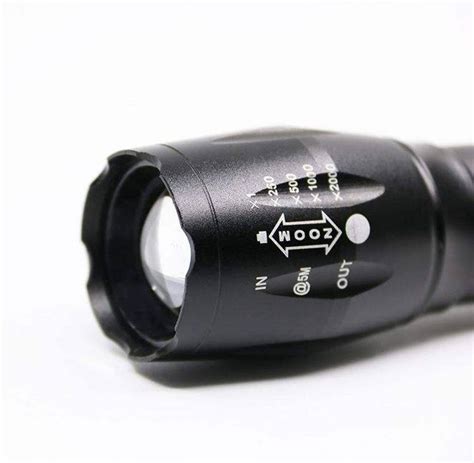 Regals Choice Rechargeable LED Zoom Torch Light with Battery, Charger ...