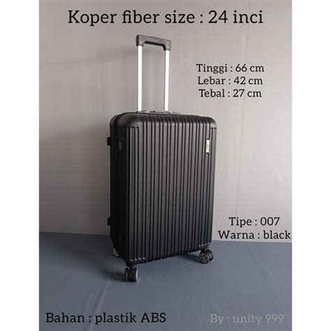 Jual KOPER VIBER POLO 24INCH KOPER POLO 24 KOPER HARDCASE - 007 HITAM ...