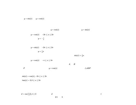 O10 - Graph Analysis of y = sin(x) and y = cos(x) - Studocu