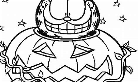 6+ Spooky Halloween Garfield Coloring Pages Fun!