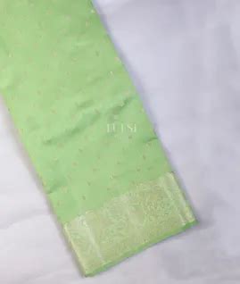 Buy Light Green Chaniya Silk Saree T746183