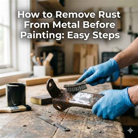 How to Remove Rust From Metal Before Painting: Easy Steps