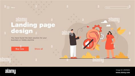 Deaf people woman on Stock Vector Images - Alamy