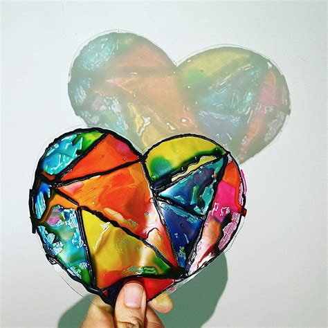 Faux Stained Glass Heart Art Class BYOB, LMN Wedge Studio & Gallery ...