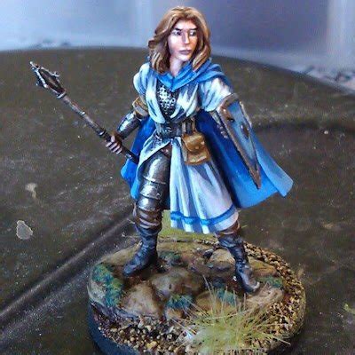 3d printed Dwarven Warrior painted for a client's collection. I don't ...