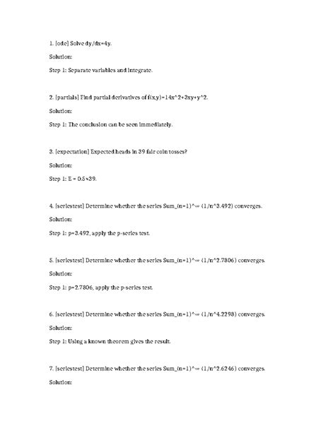 Math 1962 & 2045: Solutions to Key Problems and Concepts - Studocu