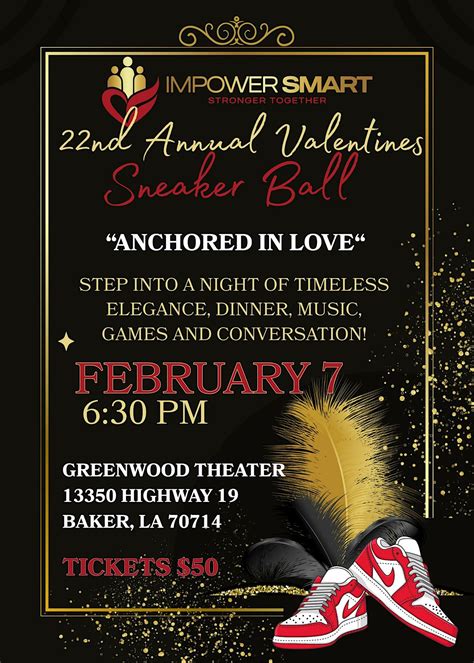 IMPOWER SMART – 22nd Annual Valentine’s Sneaker Ball, 13350 LA-19 ...