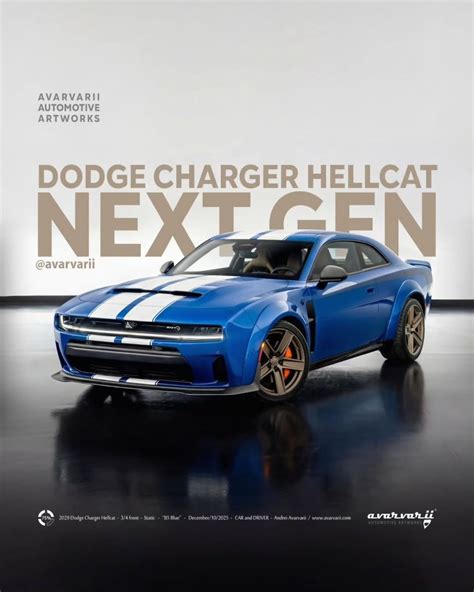 Brand-New Dodge Charger SRT Hellcat Reportedly Due for the 2028 Model ...