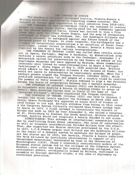 Concert of Europe: Analyzing the Quadruple Alliance and Its Impact ...