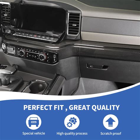 Center Console Dash Decor Panel Cover Trim for 2022+ Chevy Silverado, Car Interior Decoration ...