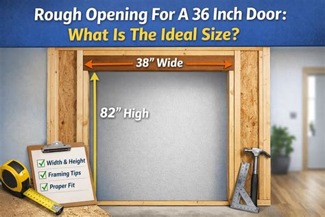 Rough Opening For A 36 Inch Door: What Is The Standard Size