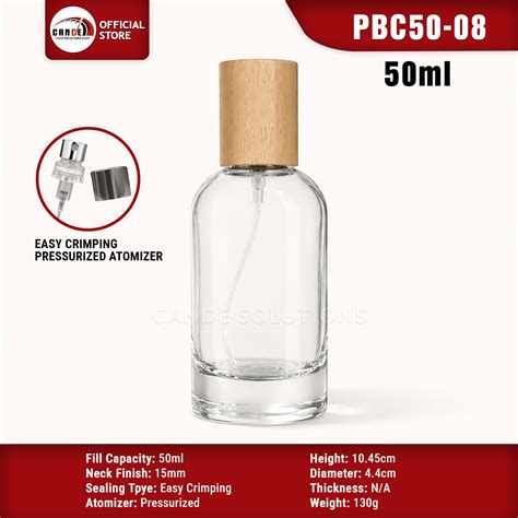 30ml 50ml Le Laboo Easy Crimping Glass Elegant Empty Perfume Bottle Leak-Proof | Shopee Philippines