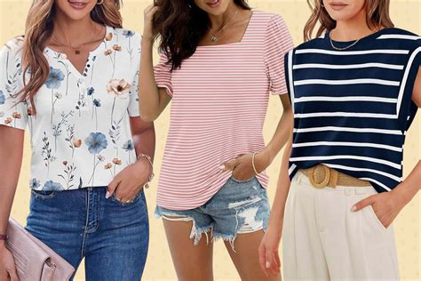 Amazon's best-selling T-shirts are the spring layering staple you need for the office, errands ...