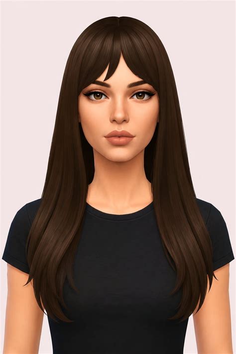 ainsley hair — dogsill Sims 4 CC | Sims4Mods
