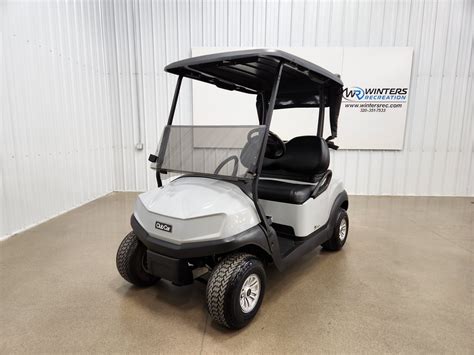 2020 Club Car Tempo Gas EFI Golf Cart, Platinum - Winters Recreation